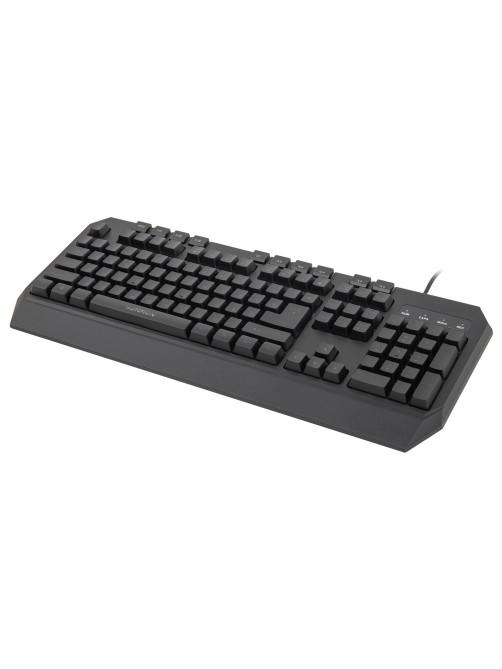 Клавиатура проводная SONNEN KB-7700, USB, 104 клавиши + 10 программируемых клавиш, RGB, черная, 513512