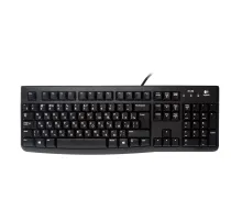 Клавиатура проводная LOGITECH K120, USB, 104 клавиши, черная