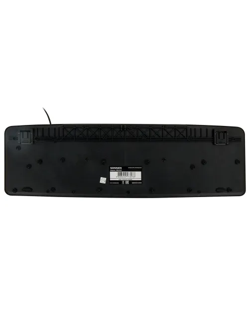 Клавиатура проводная SONNEN KB-8137, USB, 104 клавиши + 9 дополнительных, мультимедийная, черная, 512652