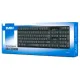 Клавиатура беспроводная SVEN KB-C2300W, USB, 104 клавиши, 2,4 GHz, черная, SV-021474