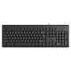 Клавиатура проводная A4TECH KR-83, USB, 104 кнопки, черная, 533406