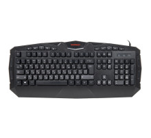 Клавиатура проводная игровая SONNEN Q9M, USB, 114 клавиш, РАДУЖНАЯ LED-подсветка, черная, 513511