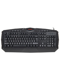 Клавиатура проводная игровая SONNEN Q9M, USB, 114 клавиш, РАДУЖНАЯ LED-подсветка, черная, 513511