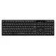 Клавиатура беспроводная SVEN KB-C2300W, USB, 104 клавиши, 2,4 GHz, черная, SV-021474