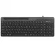 Клавиатура проводная A4TECH Fstyler FK25, USB, 103 кнопки, черная, 1530215