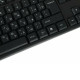 Клавиатура проводная A4TECH KK-3, USB, 104 кнопки, черная, 1530244