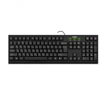 Клавиатура проводная SVEN KB-S300, USB, 104 клавиши, чёрная, SV-015756
