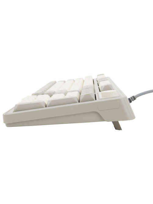 Клавиатура проводная бесшумная USB, 102+98 клавиш, LED-подсветка, SONNEN K620, слоновая кость / серая, 513950