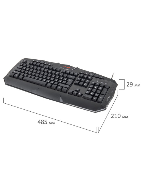 Клавиатура проводная игровая SONNEN Q9M, USB, 114 клавиш, РАДУЖНАЯ LED-подсветка, черная, 513511