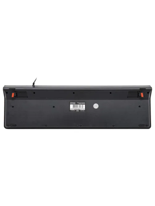 Клавиатура проводная SONNEN KB-8280, USB, 104 плоские клавиши, черная, 513510