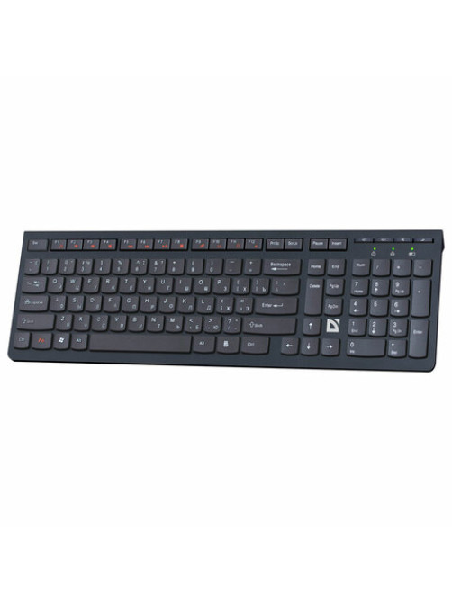 Клавиатура беспроводная DEFENDER UltraMate SM-535 RU, USB, 108 клавиш, 2,4 Ghz, черная, 45535