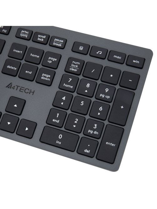 Клавиатура проводная A4TECH Fstyler FX50, USB, 109 кнопок, серая, 1624628