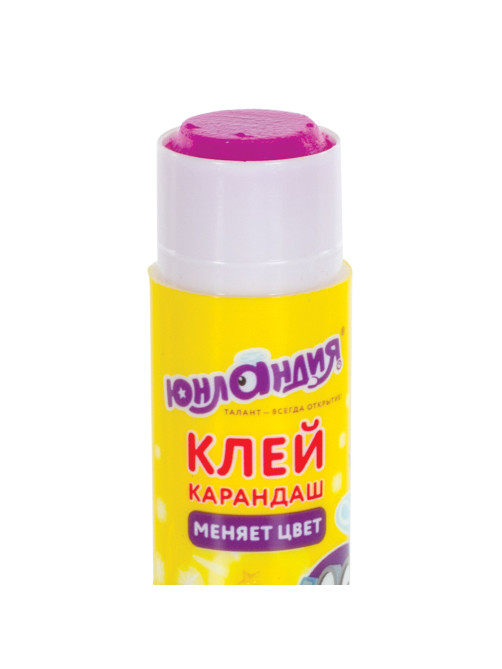 Клей-карандаш цветной ЮНЛАНДИЯ 
