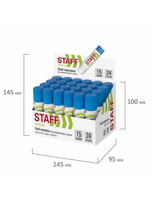 Клей-карандаш STAFF 