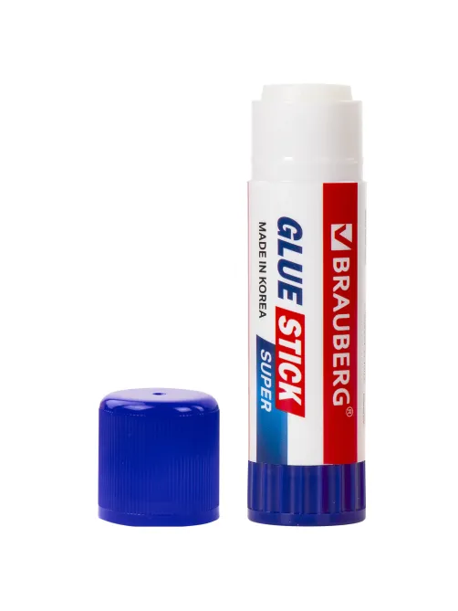 Клей-карандаш BRAUBERG SUPER, 36 г, ЮЖНАЯ КОРЕЯ, 229543