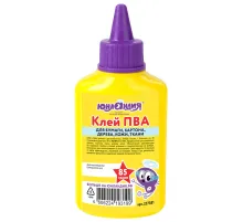 Клей ПВА ЮНЛАНДИЯ (бумага, картон, дерево), 85 г, 227381