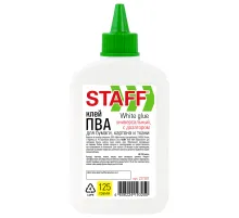 Клей ПВА STAFF EVERYDAY, 125 г, с дозатором, 227387