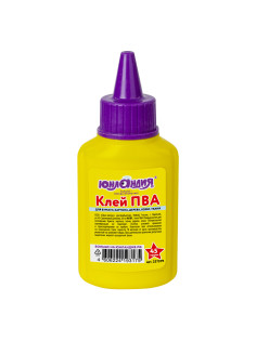 Клей ПВА ЮНЛАНДИЯ (бумага, картон, дерево), 45 г, 227379