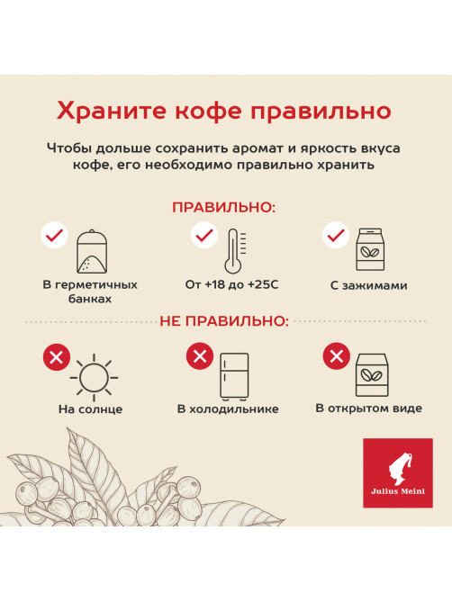 Кофе в зернах JULIUS MEINL 