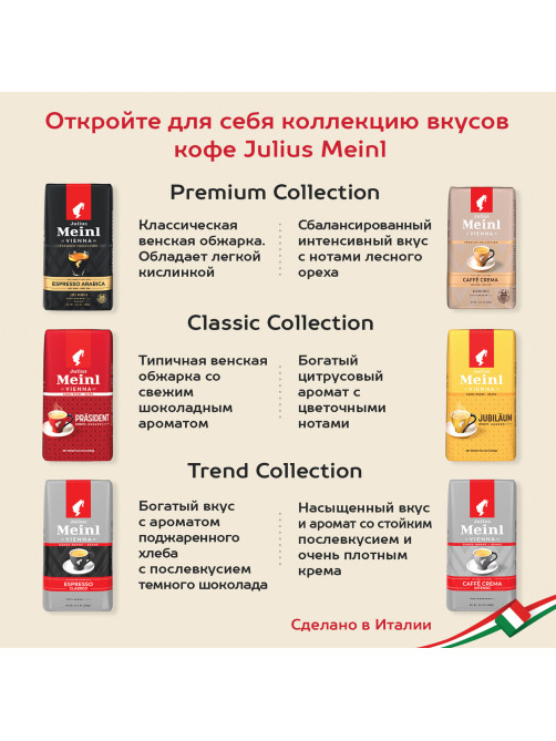 Кофе в зернах JULIUS MEINL 