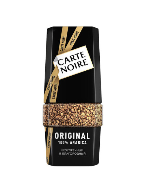 Кофе растворимый CARTE NOIRE 190 г, стеклянная банка, сублимированный, 4251985