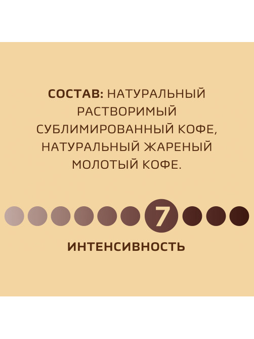 Кофе молотый в растворимом NESCAFE 