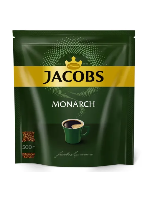 Кофе растворимый MONARCH Original, сублимированный, 500 г, мягкая упаковка, 8052130