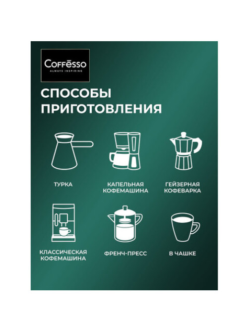 Кофе в зернах COFFESSO 