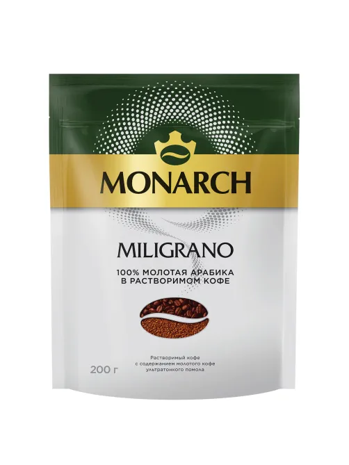 Кофе молотый в растворимом MONARCH 