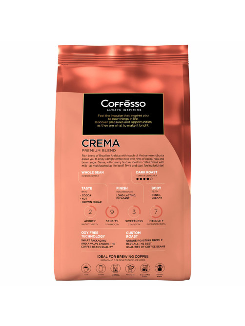 Кофе в зернах COFFESSO 
