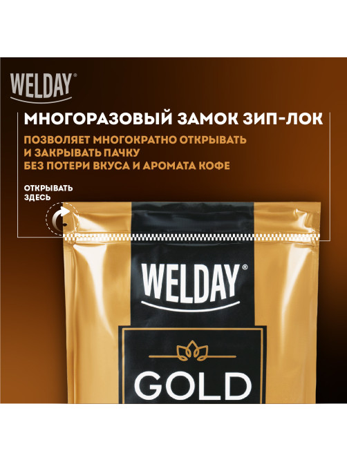 Кофе растворимый WELDAY (ВЭЛДЭЙ) 