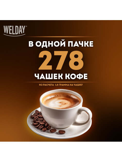Кофе растворимый WELDAY (ВЭЛДЭЙ) 