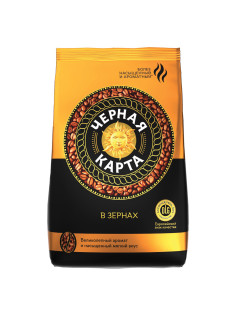 Кофе в зернах ЧЕРНАЯ КАРТА 1 кг