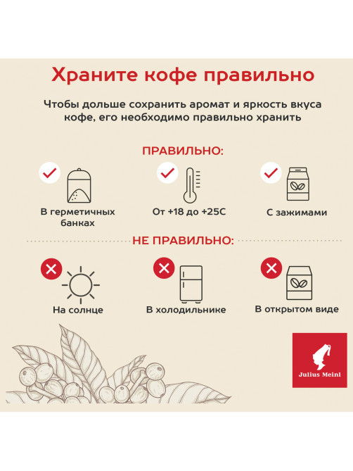 Кофе в зернах JULIUS MEINL 