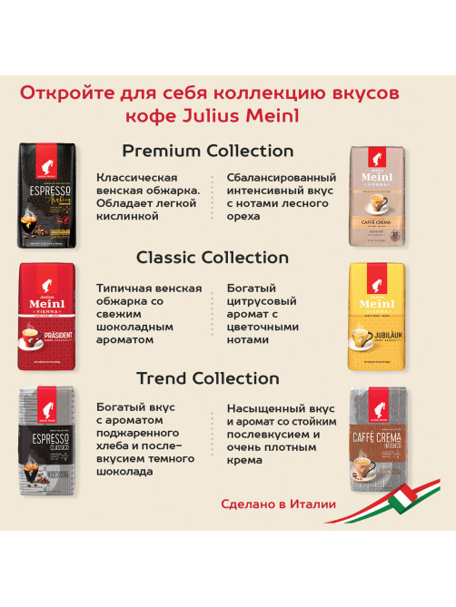 Кофе в зернах JULIUS MEINL 