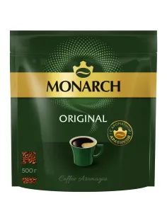 Кофе растворимый MONARCH Original, сублимированный, 500 г, мягкая упаковка, 8052130