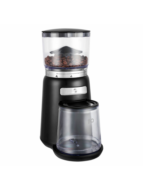 Кофемолка BQ (БИ-КЬЮ) CG2001, мощность 120 Вт, вместимость 210 г, 20 степеней помола, черная, 86199010
