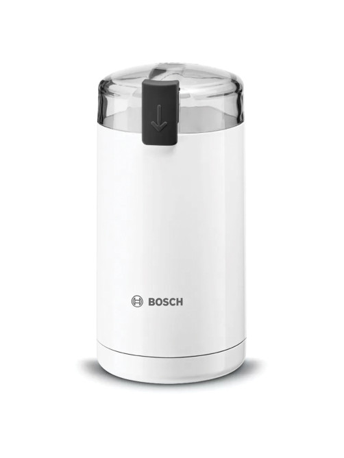 Кофемолка BOSCH TSM6A011W/MKM6000, мощность 180 Вт, вместимость 75 г, пластик, белая