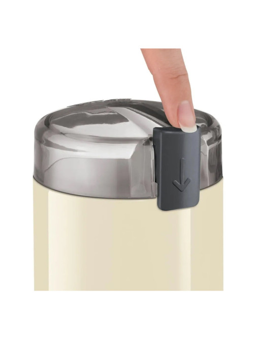 Кофемолка BOSCH TSM6A017C, мощность 180 Вт, вместимость 75 г, пластик, бежевая
