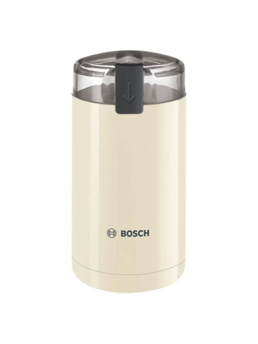 Кофемолка BOSCH TSM6A017C, мощность 180 Вт, вместимость 75 г, пластик, бежевая