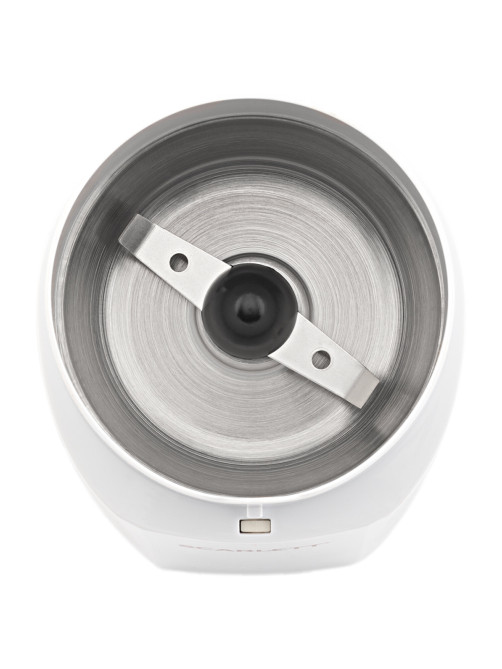 Кофемолка SCARLETT SC-CG44506, 160 Вт, объем 60 г, пластик, ножи из нержавеющей стали, белая с рисунком