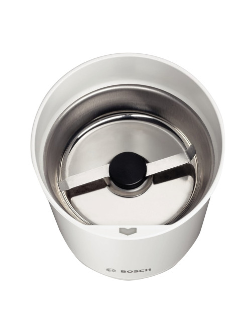Кофемолка BOSCH TSM6A011W/MKM6000, мощность 180 Вт, вместимость 75 г, пластик, белая