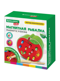 Сортер-рыбалка магнитный деревянный развивающий 