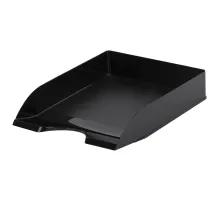Лоток горизонтальный для бумаг BRAUBERG ORIGINAL, 315х250х60 мм, черный, 238104