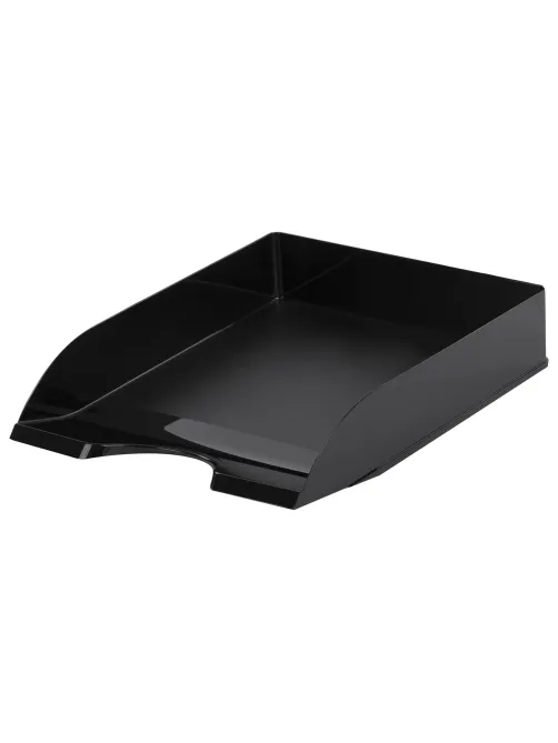 Лоток горизонтальный для бумаг BRAUBERG ORIGINAL, 315х250х60 мм, черный, 238104