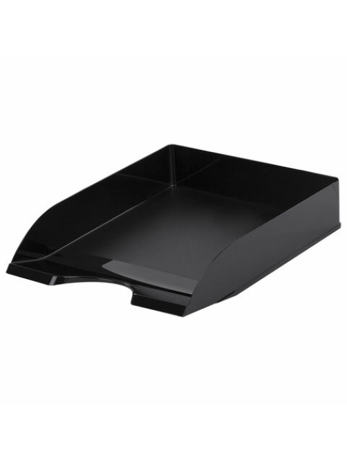 Лоток горизонтальный для бумаг BRAUBERG ORIGINAL, 315х250х60 мм, черный, 238104