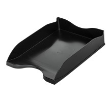 Лоток горизонтальный для бумаг BRAUBERG STYLE, 345х255х65 мм, черный, 238105