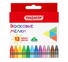 Восковые мелки ПИФАГОР 