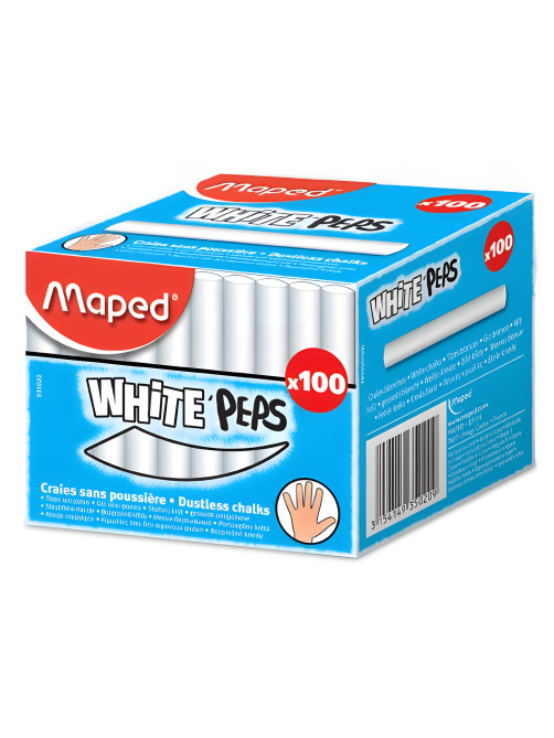 Мел белый MAPED (Франция) 