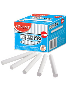Мел белый MAPED (Франция) 